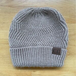 C.C Knit Cuff Beanie